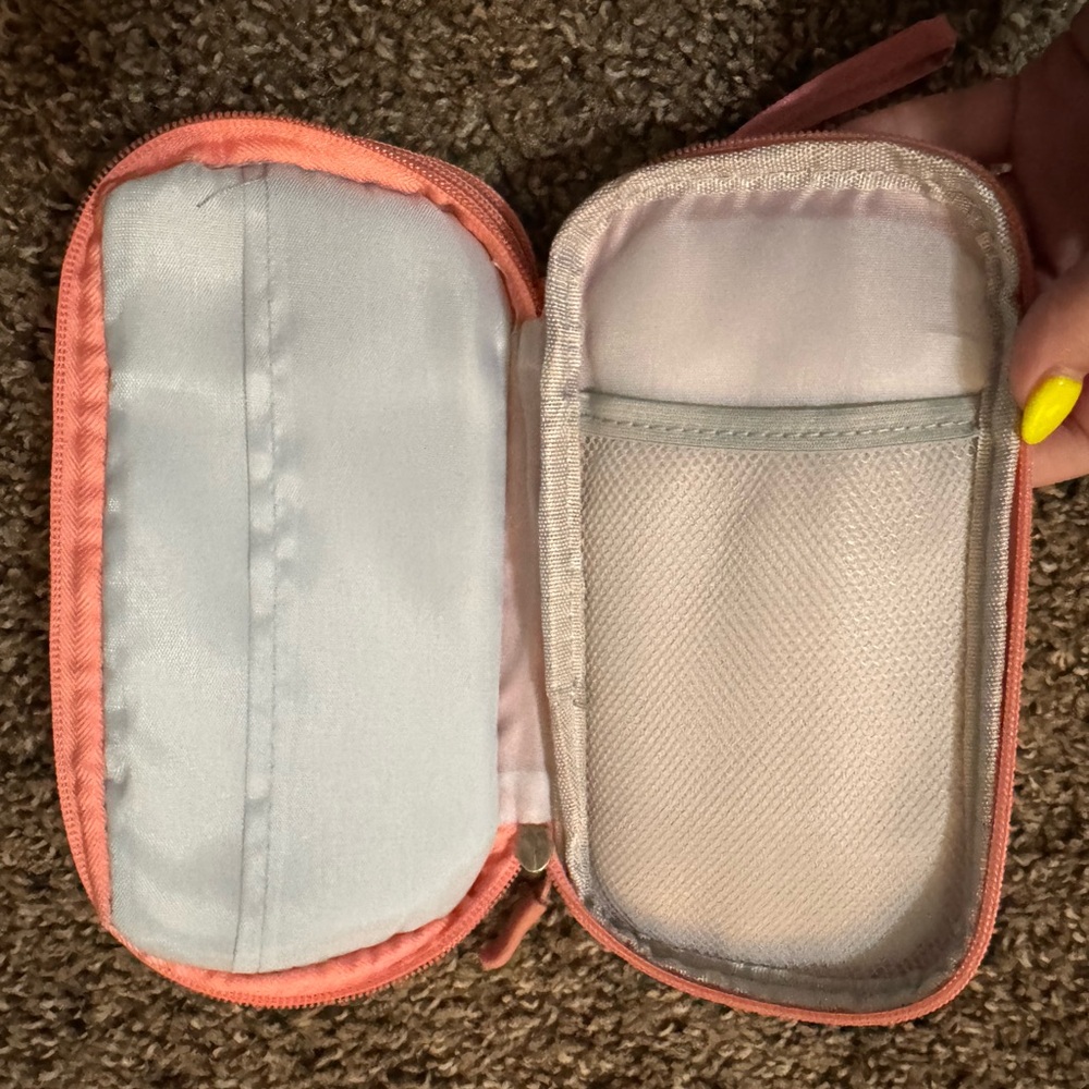 Amazon Pink and Gray Electronics Case